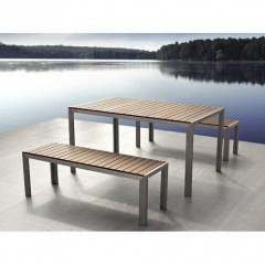 Набор стол + 2 скамейки в стиле LOFT (Garden Table - 01) Киев