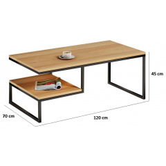 Журнальний столик у стилі LOFT (Table - 448) Дніпро