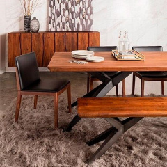 Стіл з лавкою в стилі LOFT (Table-277) Кривий Ріг