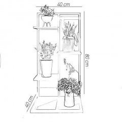 Подставка для цветов в стиле LOFT (Support for Flowers-35) Киев