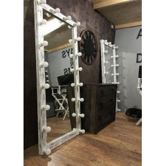 Дерев'яне дзеркало в стилі LOFT 150 см (Mirror-08) Одеса