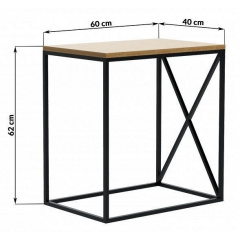 Приставний столик у стилі LOFT (Table-929) Ужгород
