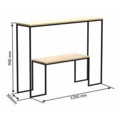 Тумба-подставка для TV в стиле LOFT (Stand-014) Киев