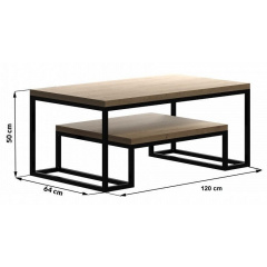 Тумба-підставка для TV в стилі LOFT (Stand-020) Виноградів