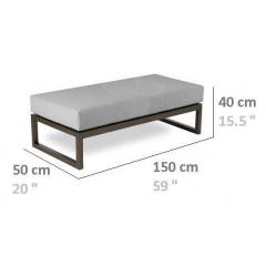 Лаунж пуф в стилі LOFT (Sofa-40) Житомир