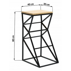 Барный стул в стиле LOFT (Bar Stool-22) Киев