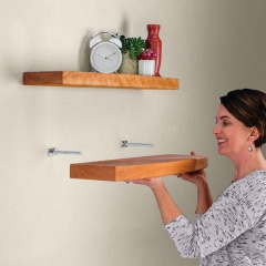 Настенная полка в стиле LOFT (Wall Shelf-65) Изюм
