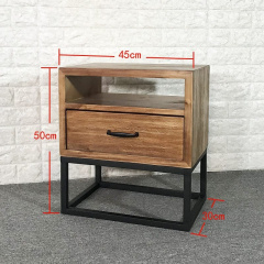 Прикроватная тумба в стиле LOFT (Table - 366) Виноградів