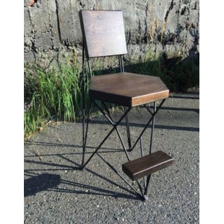 Барний стілець в стилі LOFT (Bar Stool - 08)