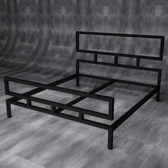 Ліжко в стилі LOFT (Bed-074)