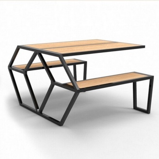 Садовый стол в стиле LOFT (Garden Table-09)