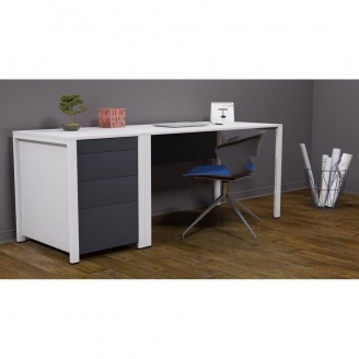 Письменный стол с комодом в стиле LOFT (Office Table-082)