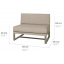Модульное кресло в стиле LOFT (Armchair - 19) Киев