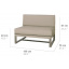 Модульное кресло в стиле LOFT (Armchair-23) Тернополь