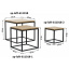 Журнальний столик у стилі LOFT (Table - 545) Дніпро