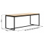 Обеденный стол в стиле LOFT 1400x900x750 (Table-170) Киев