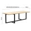 Обеденный стол в стиле LOFT 2400x900x750 (Table-194) Днепр