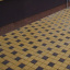 Тротуарная плитка Золотой Мандарин Квадрат малый 100х100х60 мм на сером цементе коричневый Киев