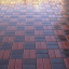Тротуарная плитка Золотой Мандарин Кирпич стандартный 200х100х80 мм на сером цементе коричневый Киев