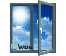 Окно металлопластиковое WDS 7S 130x140 см R0.75