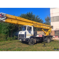 Оренда автовишки МАЗ ПМС-328 28м телескопічна-ліктьова