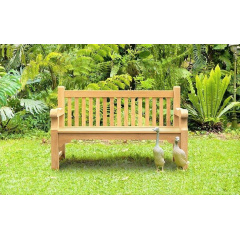 Крамниця зі спинкою 1340 х 690 мм від виробника Garden park bench 05 Енергодар