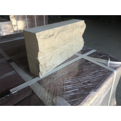 Половинка кирпича МОНОЛИТ-2018 Скала ложковая светло-желтая 250x50x65 мм Запорожье