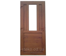Steko Двери входные пластиковые 2050х950 Золотой дуб