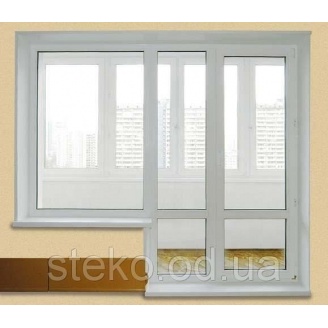 Металлопластиковые окна на балкон