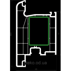 Двух-створчатые Пластиковые входные двери Steko 1500x2050 Первомайск