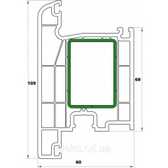 Пластиковые входные двери глухие Steko 900x2050 Киев