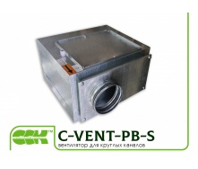 Вентилятор канальний з назад загнутими лопатками в звукоізольованому корпусі C-VENT-PB-S-315В-4-220