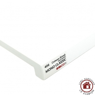 Підвіконня Topalit Mono Classic 450 мм Сніжно білий матовий (406)