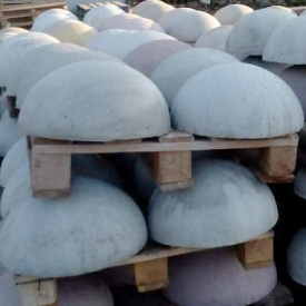 Півсфера бетонна 410х225 мм