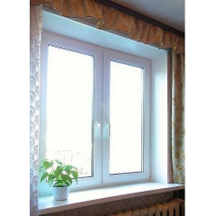 Вікно кухонне з профілю VIKNAROFF Fenster 400 1300х1400 мм Київ