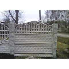 Забор декоративный железобетонный №7 Арка кирпичная 2х2 м Киев