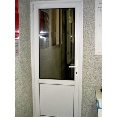 Двері металопластикові балконні Whs60 2100х700 мм білі Київ