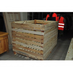 Контейнер овощной деревянный разборный 1200х1200х1600 мм Николаев