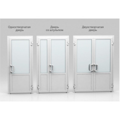 Алюминиевые входные двери 850х2050 мм Киев