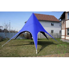 Намет для презентацій Shield у формі зірки 8,6х5 м синій Київ