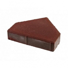 Тротуарная плитка UNIGRAN Пирамида стандарт красная 280х240 мм Черкассы