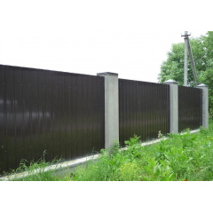 Профнастил стіновий ПС-7 мм 0,4 мм з глянцевим полімерним покриттям Полтава