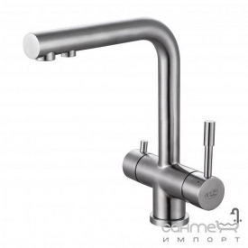 Смеситель для кухни с изливом для фильтрованной воды Blue Water Zara нерж