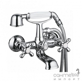 Настінний змішувач для ванни без душового гарнітура Clever Distribucion Antigona 97929 Хром