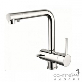 Змішувач для кухні з підключенням до фільтру AquaSanita 2663 Хром
