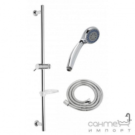 Душовий гарнітур зі штангою Genebre Ge2 GE17MET Хром