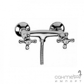 Смеситель для душа с крестовыми рукоятками Imprese Ralsko new 15240new