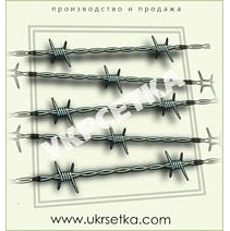 Проволока колючая двухосновная