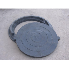 Люк каналізаційний легкий 3 т чорний