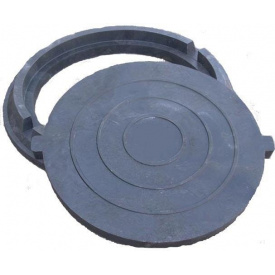 Люк садовий полімерний чорний